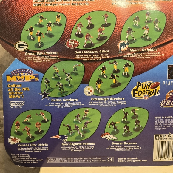 1997 All Stars MVP's San Francisco 49ers Poseable Action Figures NEW Galoob - Picture 10 of 10
